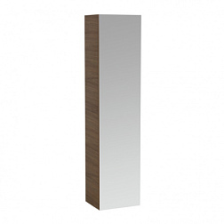 Шкаф-колонна Ilbagnoalessi one 40х30х170 см, натуральный шпон, зеркальная дверца, 4 полки, правый, подвесной монтаж 4.5802.1.097.630.1 Laufen